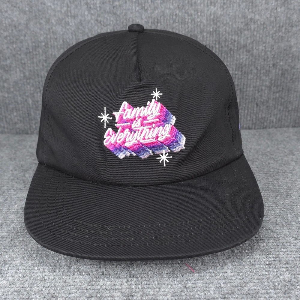 Taco Bell Hat Cap Snap Back Black Family Is Everything Embroidered One Size Mens